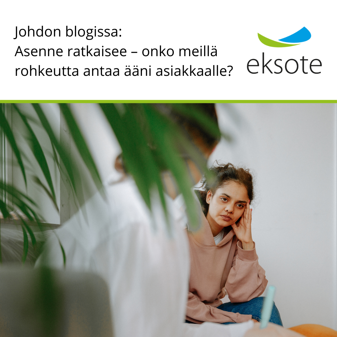 Johdon blogissa onko meillä rohkeutta antaa ääni asiakkaalle