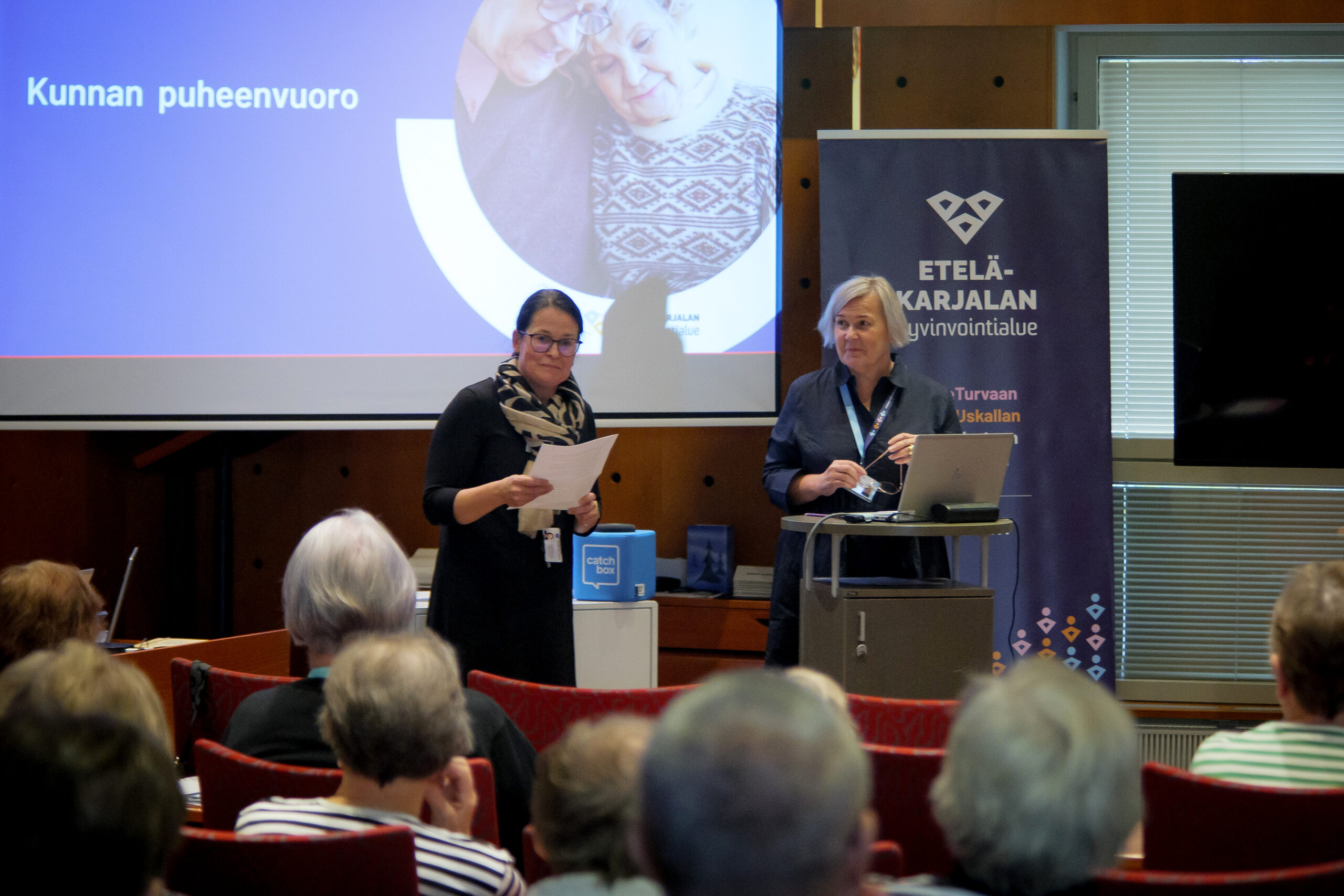 Rautjärven kunnan puheenvuoro vuoden 2025 Hyvinvointi-infossa.